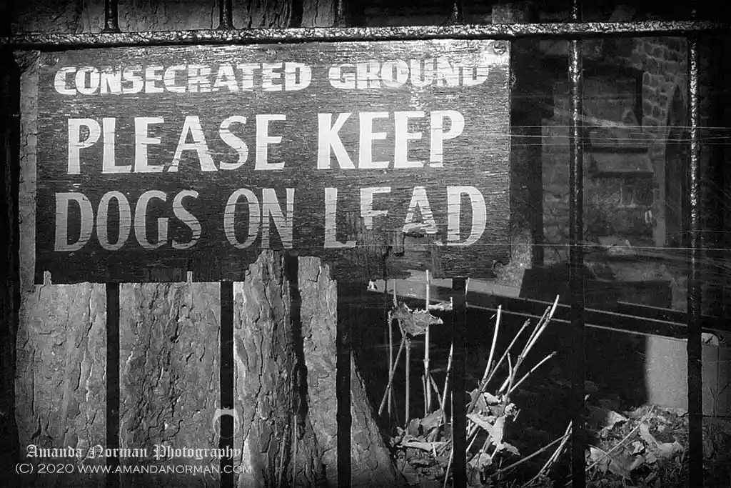 Consecrated ground sign